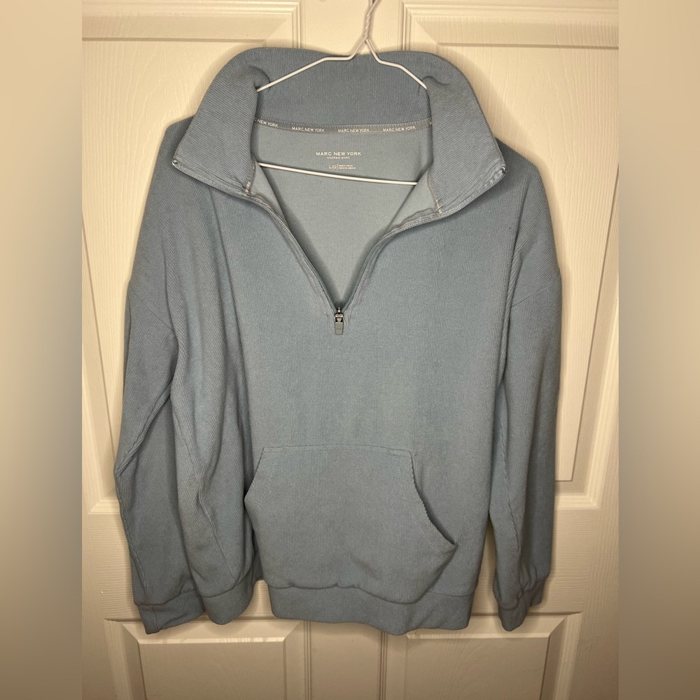 Marc New York Women's Blue Zip-Up Jacket